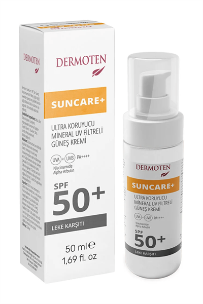 Dermoten Suncare+ Spf50 Güneş Kremi Lekeli Ciltler İçin