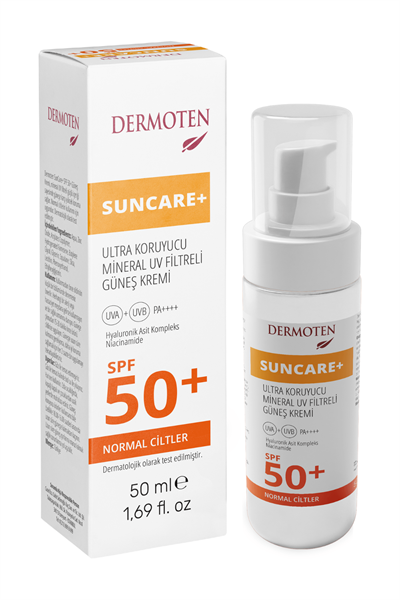 Dermoten Suncare+ Spf50 Güneş Kremi Normal Ciltler İçin