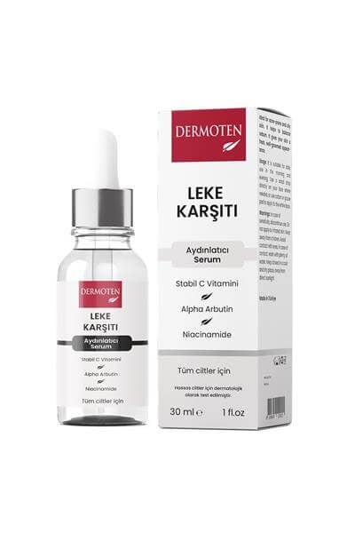 Leke Karşıtı, Aydınlatıcı C Vitaminli Cilt Bakım Serumu 30 ml