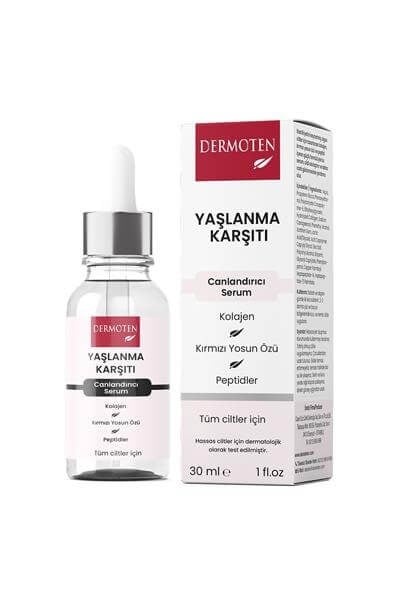 Yaşlanma Karşıtı, Kolajen Cilt Bakım Serumu 30 ml