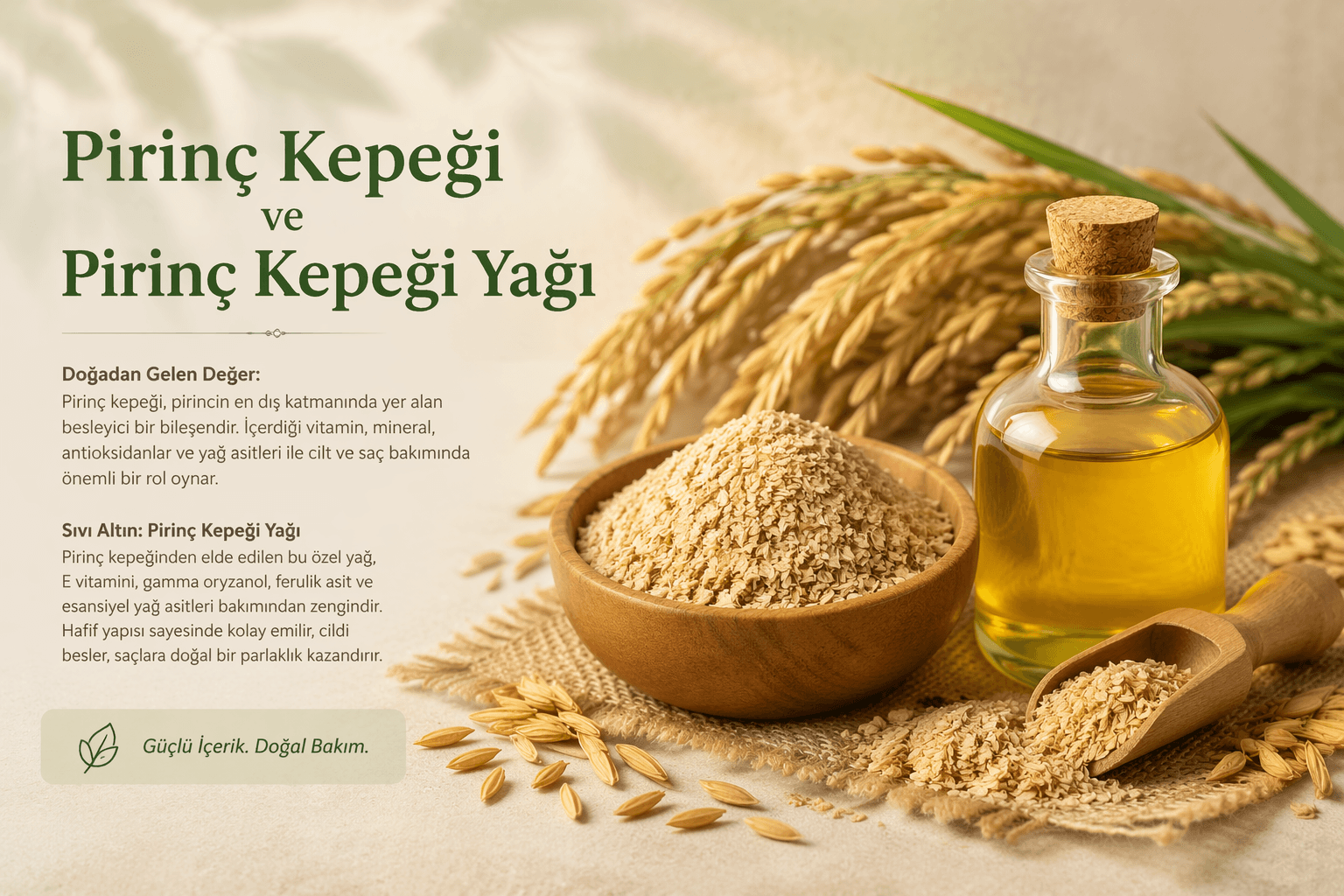 Pirinç Kepeği Yağının Cilde Faydaları Nelerdir?