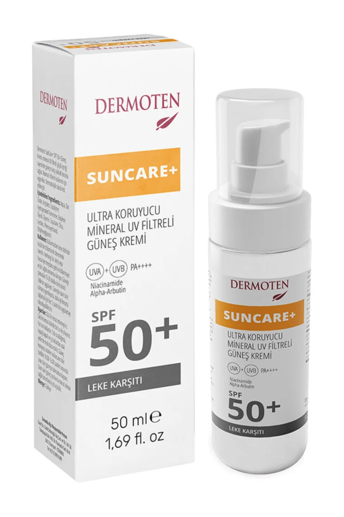Dermoten Suncare+ Spf50 Güneş Kremi Lekeli Ciltler İçin