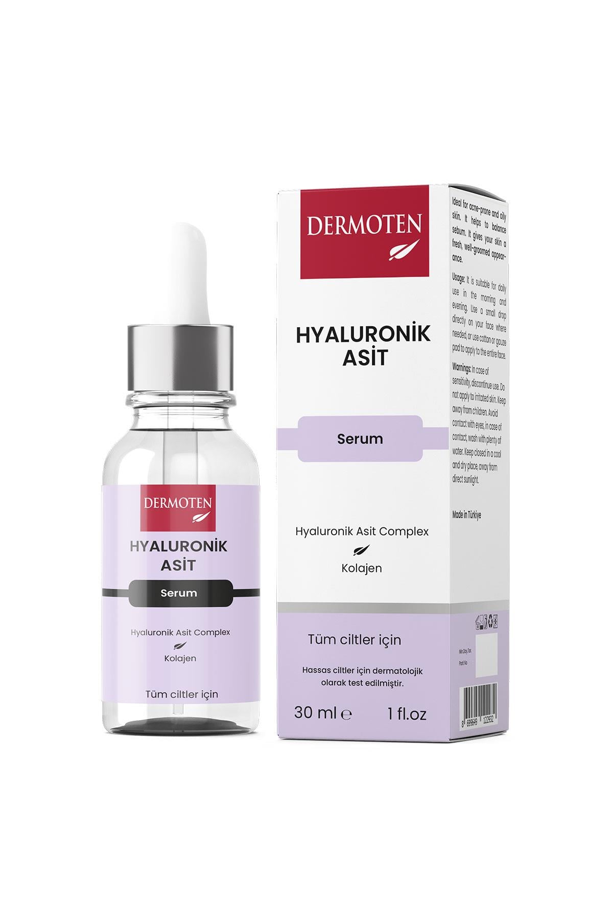 Hyaluronik Asit Nemlendiricili Cilt Bakım Serum 30 ml