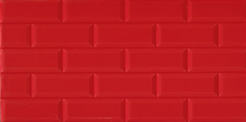 Bien 30X60 Olivia Kırmızı Rec Tezgah Arası