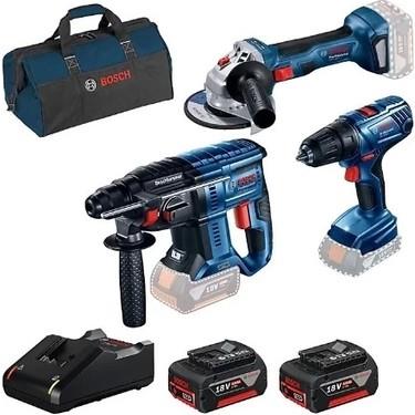 Bosch 3 lü Set (GBH-180Li + GSR-180Li + GWS-180Li)