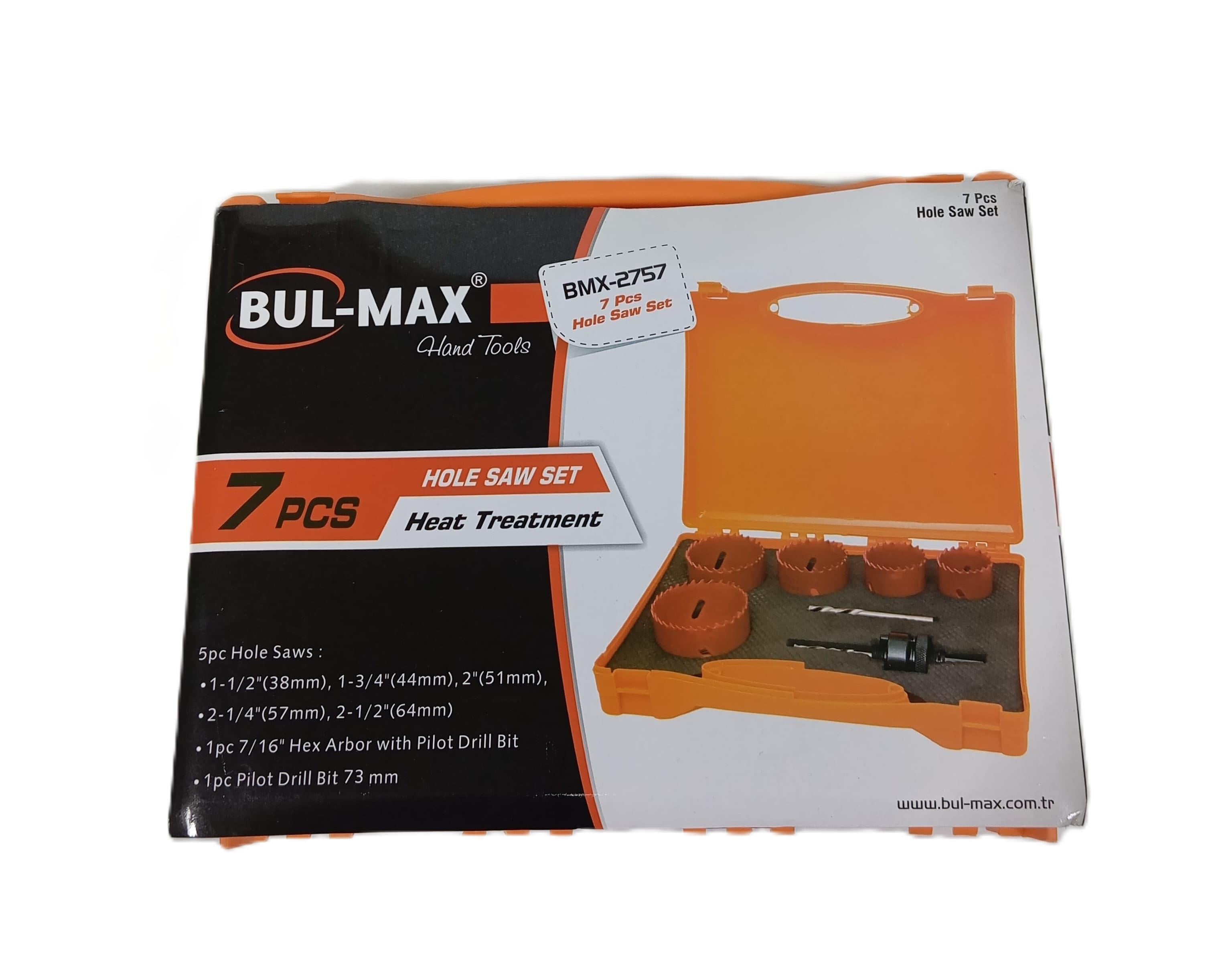 Bul-Max 7Pcs Kırmızı Bi-Metal Buat Seti (Bmx-2757)