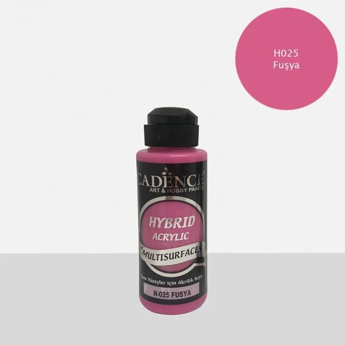 Cadence Hybrıd Akrilik Multısu.120Ml Fuşya