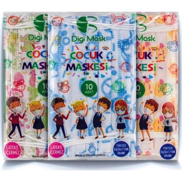 ÇOCUK MASKESİ POŞETLİ 10LU