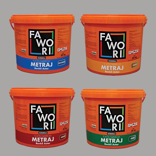 Fawori Metraj Renkli Astar 3.5Kg Okyanus