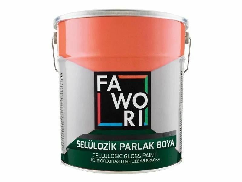 Fawori Selülozik Parlak Boya (12Kg) Siyah