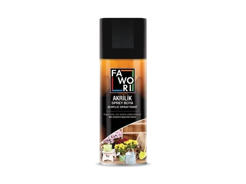 Fawori Sprey Boya Akrilik 400Ml Antrasit Gri