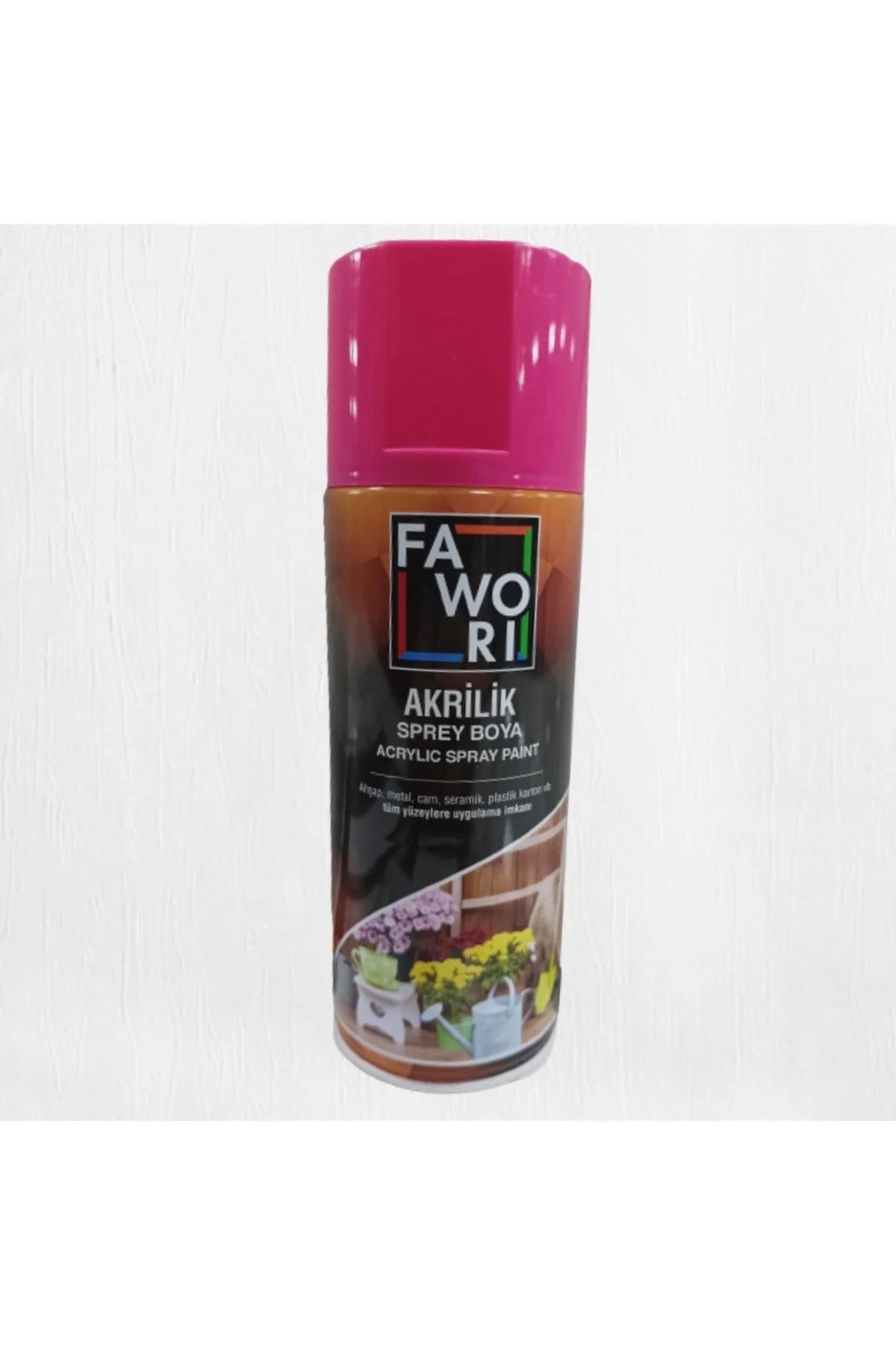 Fawori Sprey Boya Akrilik 400Ml Fuşya