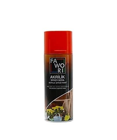 Fawori Sprey Boya Akrilik 400Ml Kırmızı