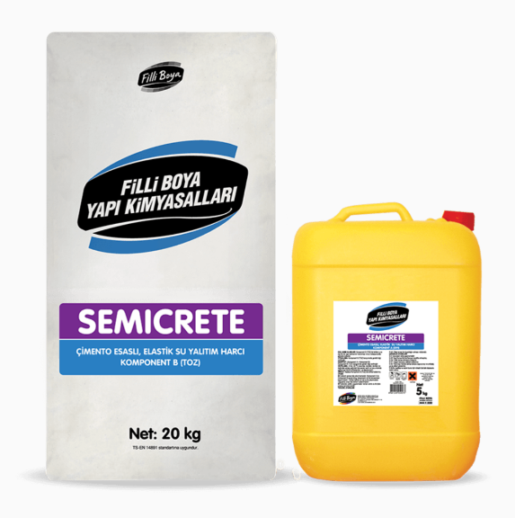 Filli Boya Su İzalasyonu Semıcrete Takım Toz-Süt