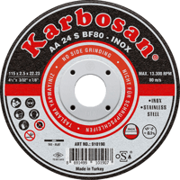 Karbosan 115mm İnox Kesici (910380)