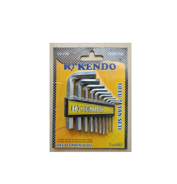 Kendo Alyan Anahtar Seti 10Pcs