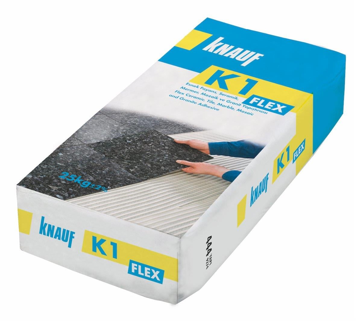 Knauf K1 Flex Gri Doğ.Taş Mermer Yapıştı(25Kg)1056