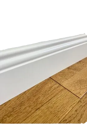 Laminat Parke Süpürgelik 10Cm Beyaz (2,80 Mt Boy)