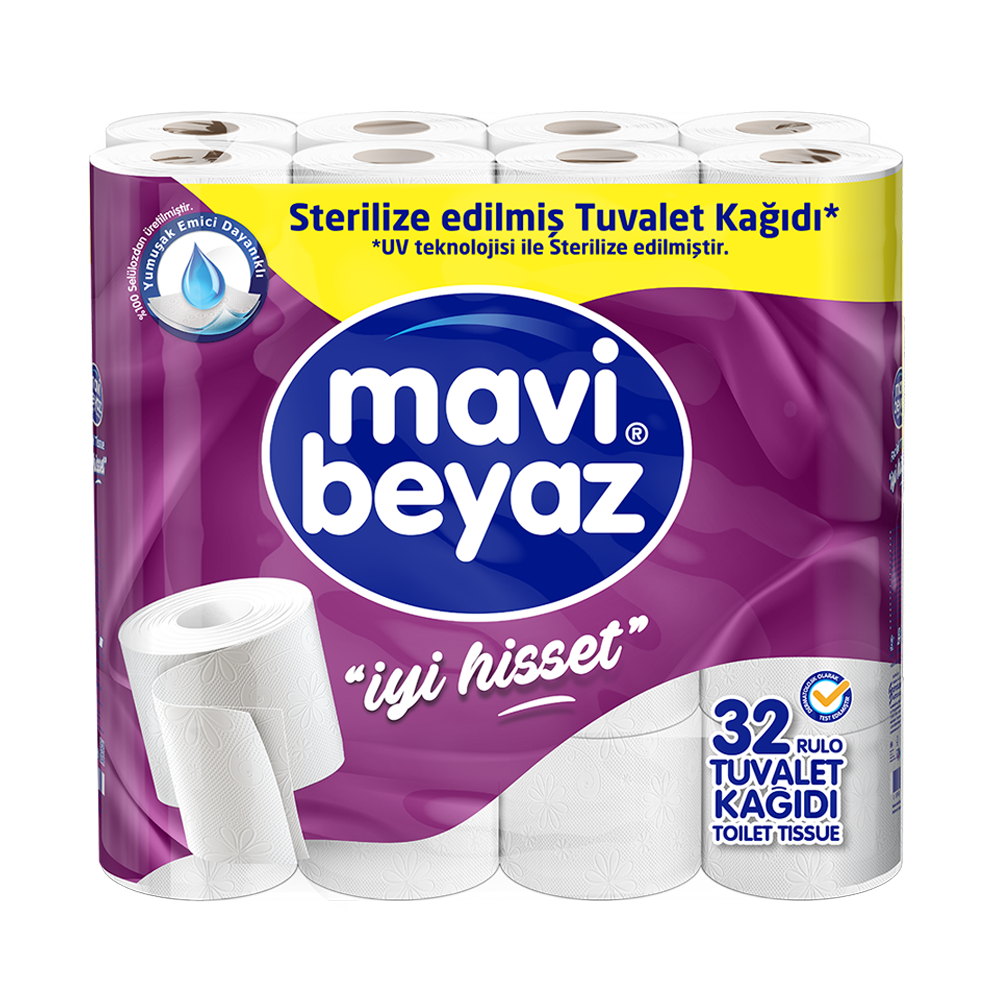 Mavi Beyaz Tuvalet Kağıdı 32li