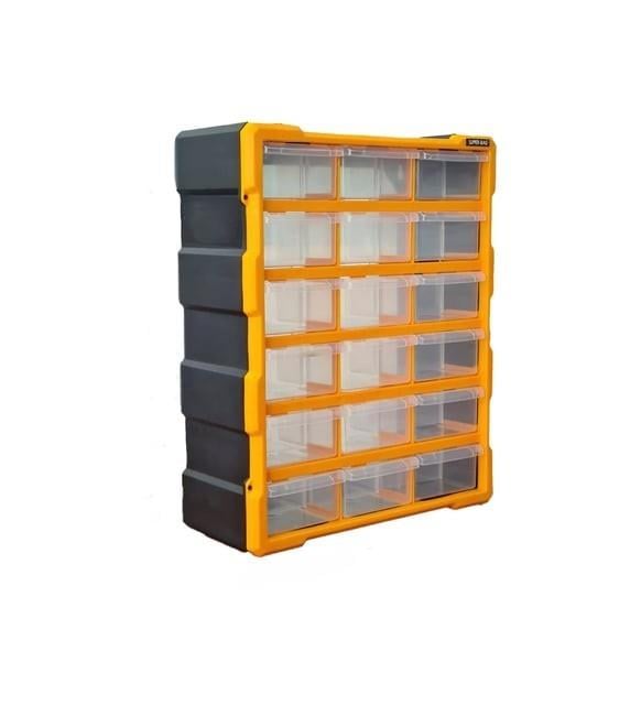 Monoblock 18Li Plastik Çekmeceli Kutu (Asr-6002)