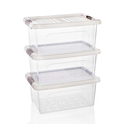 Qs Saklama Kabı 3lü 5LT (QS-214)