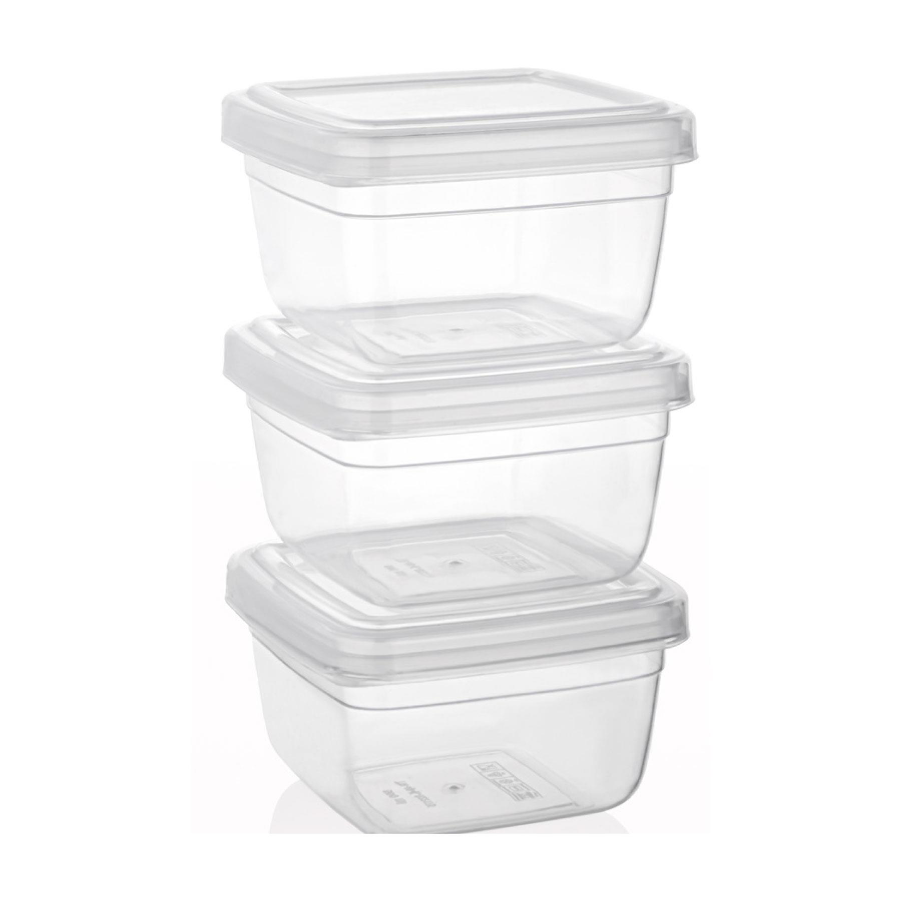 Qs Saklama Kabı 3lü Clear (QS-182)