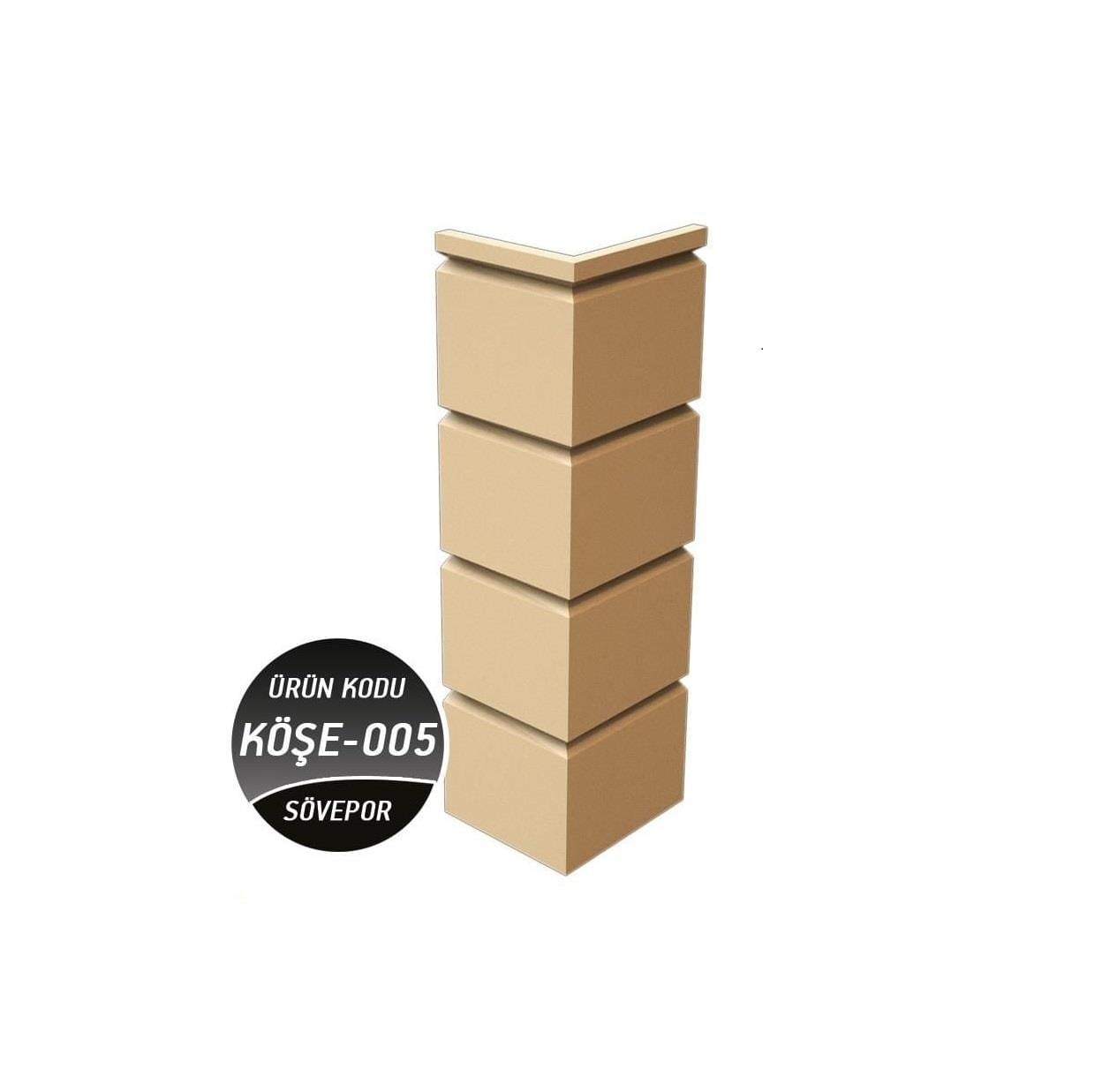 Sövepor Köşe-005(15Cm) Köşe Taşı Ekonomik