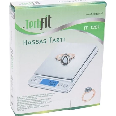 TECHFİT DİJİTAL HASSAS TERAZİ (TF-1201)