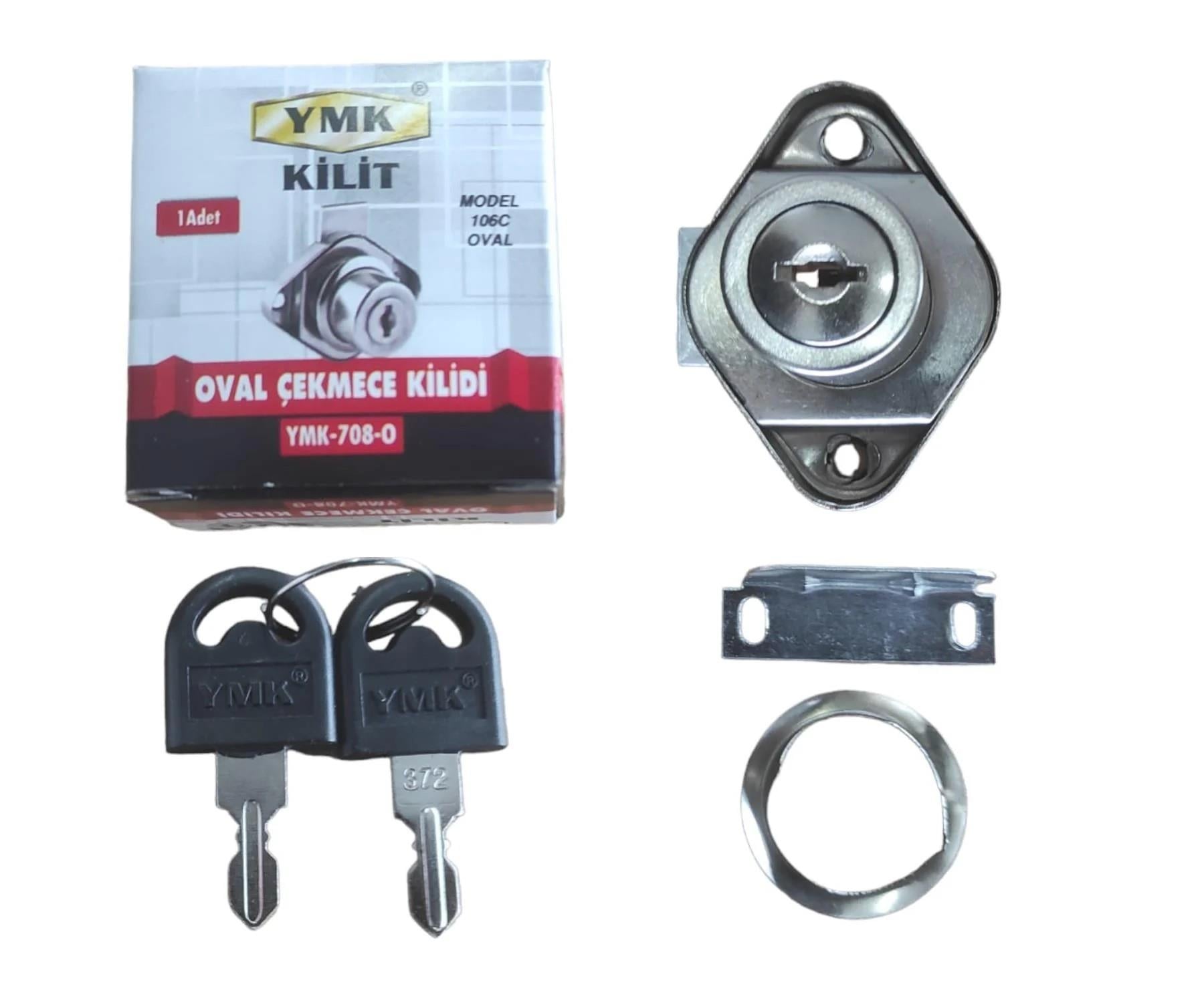 Ymk Çekmece Kilidi Oval (Ymk-708-O)
