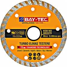 Bay-Tec 115mm Turbo Elmas Testere  (Mk-0270)Yu-Su