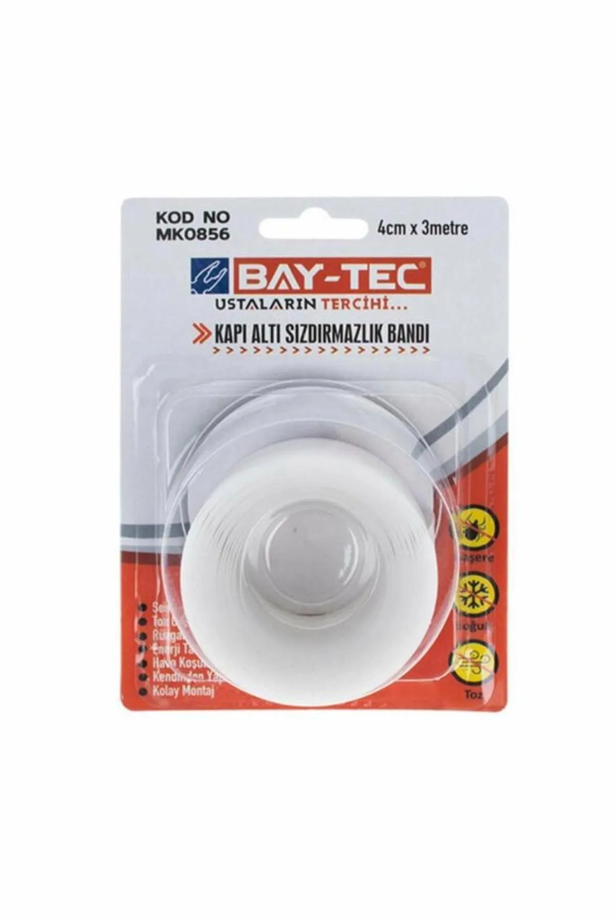Baytec 4cmx3mt Kapı Altı Sızdırmazlık Bandı Mk0856
