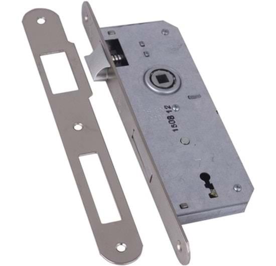 Bul-Max 40mm Nikel Oval Gömme Kilit (Bmx-5258)