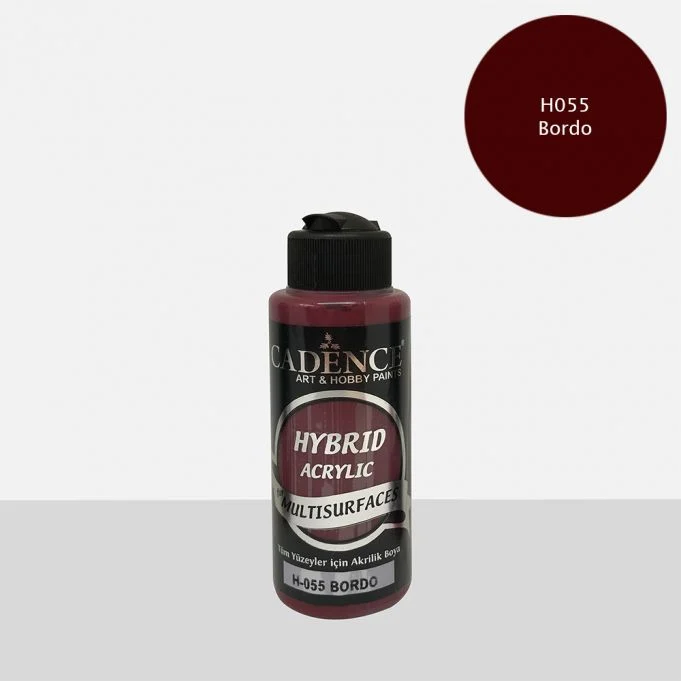 Cadence Hybrıd Akrilik Multısu.120Ml Bordo
