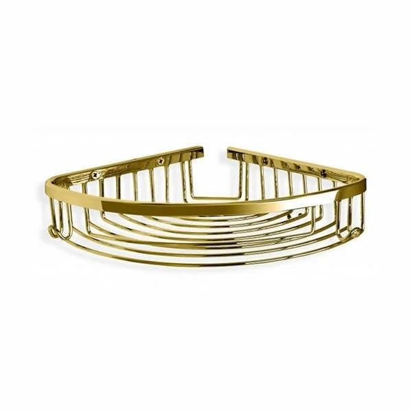 Çelik Ayna Banyo Köşeliği Tekli Oval Gold (20315)