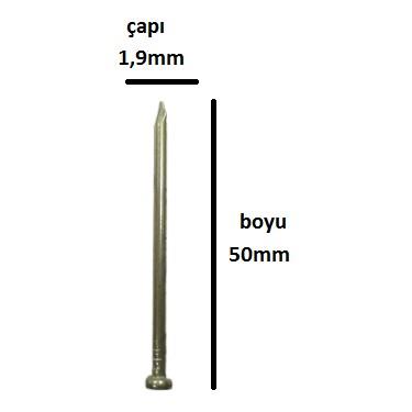Çitor 12X50 Çelik Çivi (Dl-19) 20Adet