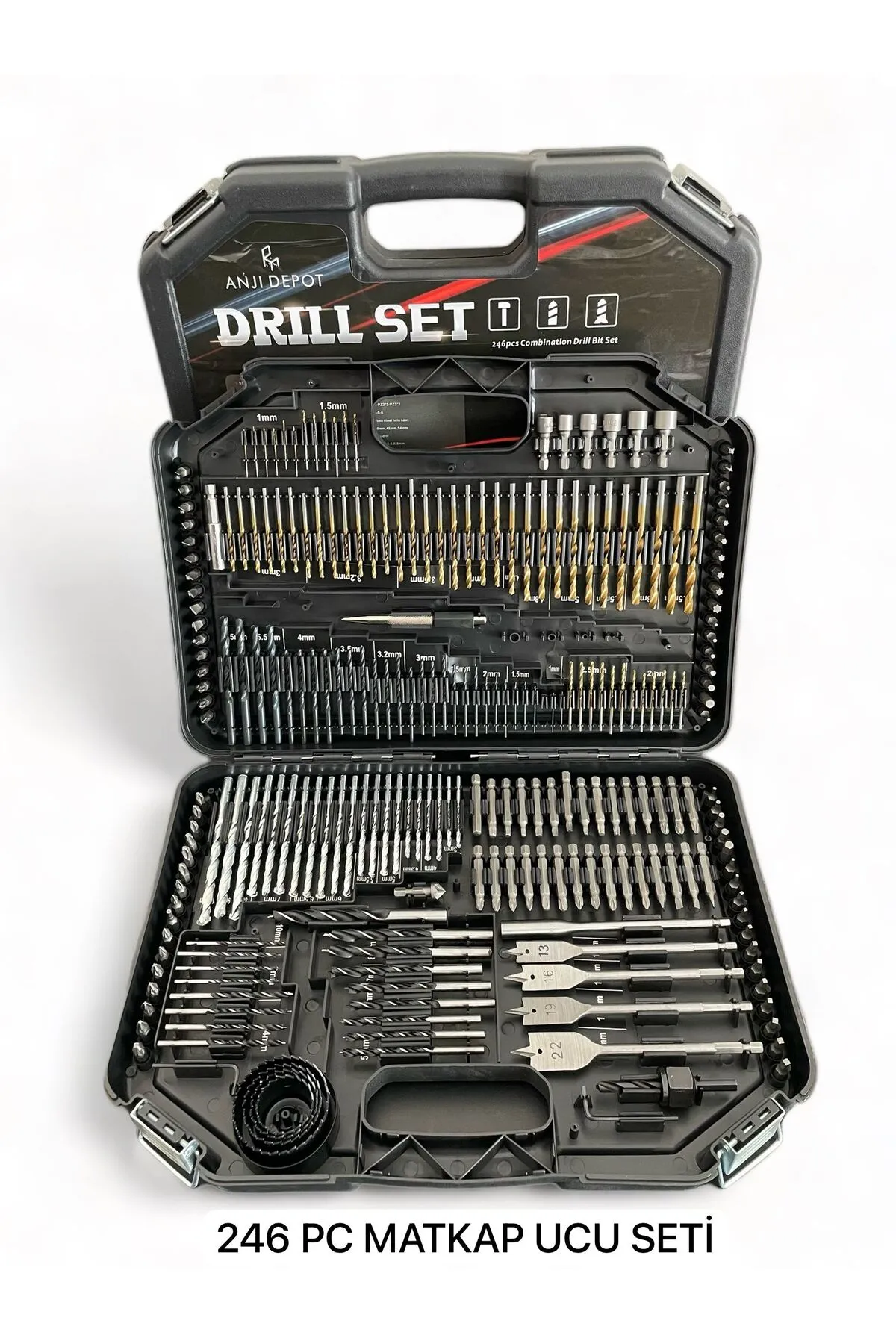 DRILL MATKAP UÇ SETİ 246PCS