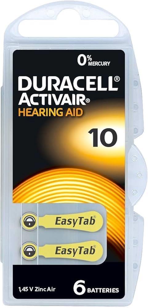 Duracell kulaklık pili 10  (PKT)