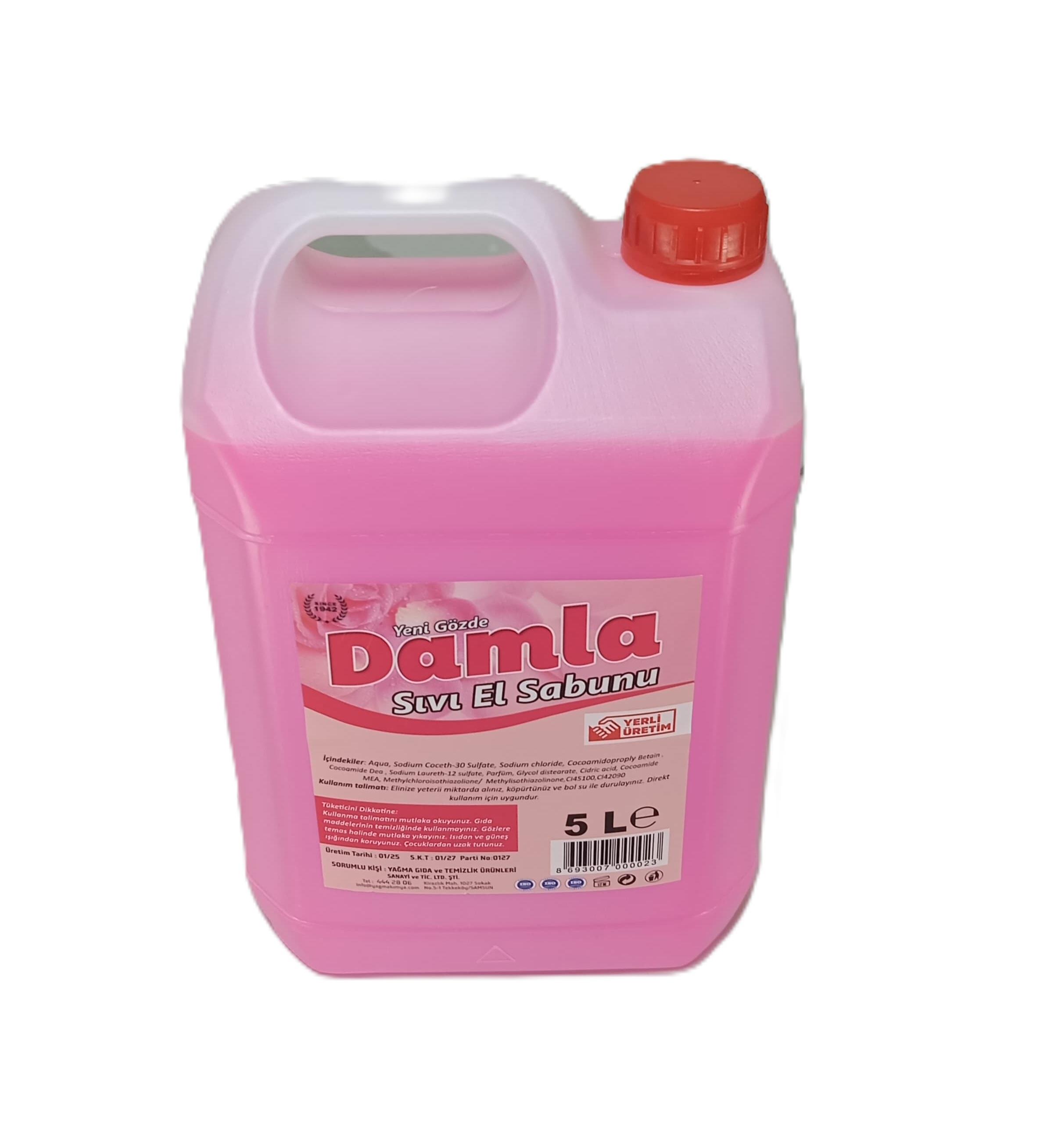 Ermax Sıvı El Sabunu 5Kg Henchell Damla