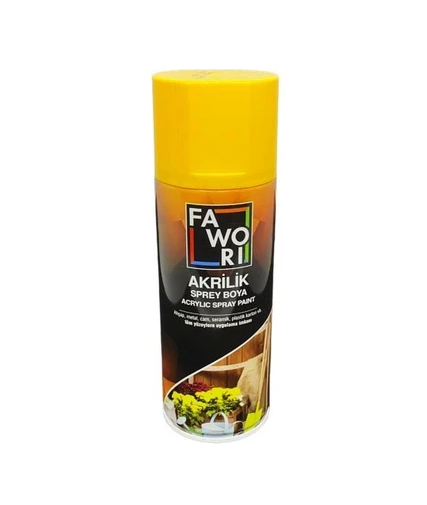 Fawori Sprey Boya Akrilik 400Ml Taksi Sarısı