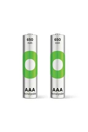 Gp Şarjlı İnce Pil 650Mah (2Adet)