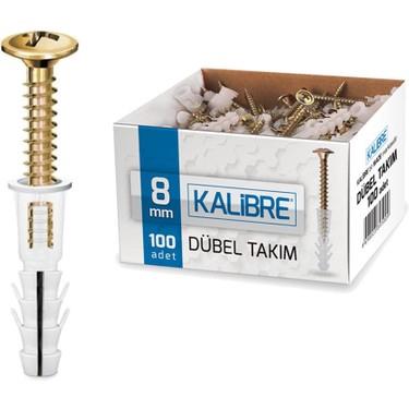 Kalibre Dübel 8mm Takım (Pkt 100Ad)