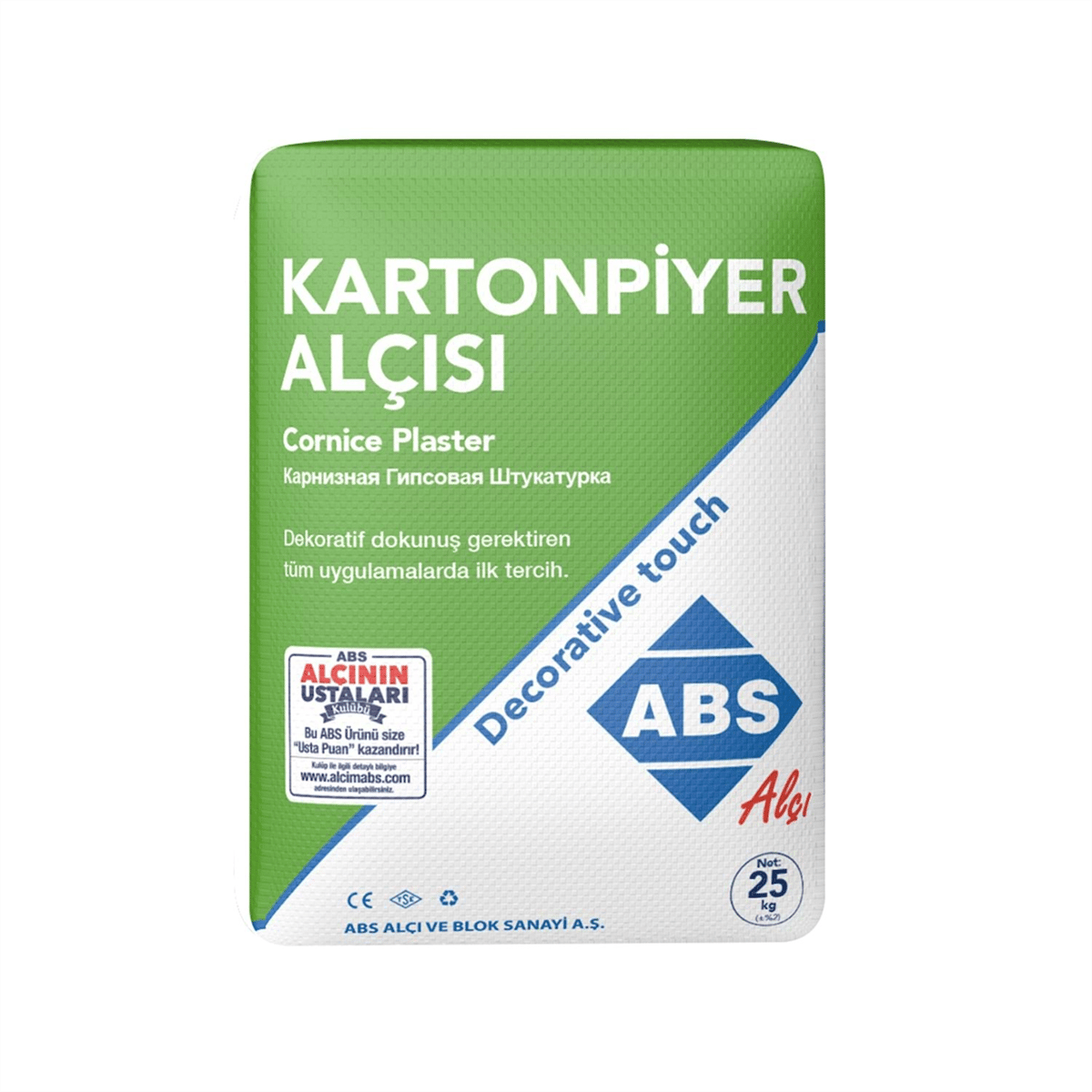 Kartonpiyer Alçısı (Abs) 25/1