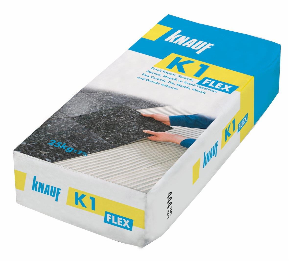 Knauf K1 Flex Gri Doğ.Taş Mermer Yapıştı(25Kg)1056