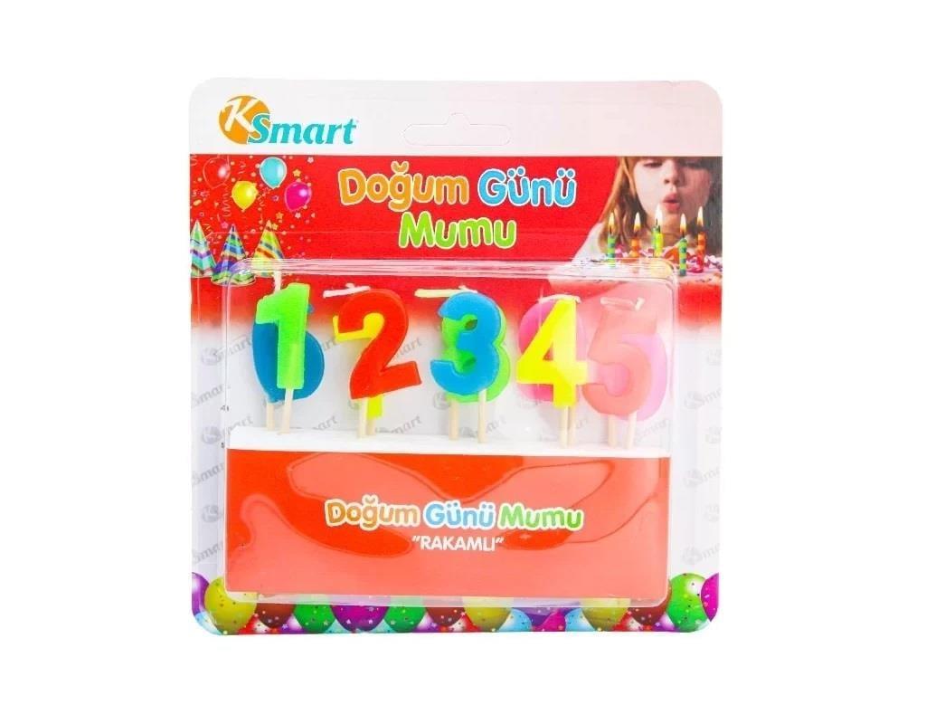 KSMART DOĞUM GÜNÜ MUMU RAKAM (K-5535)