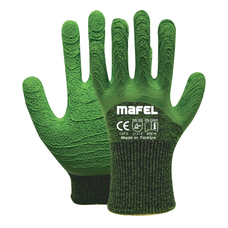 Mafel Eldiven Yeşil Pütürlü (Mf085)