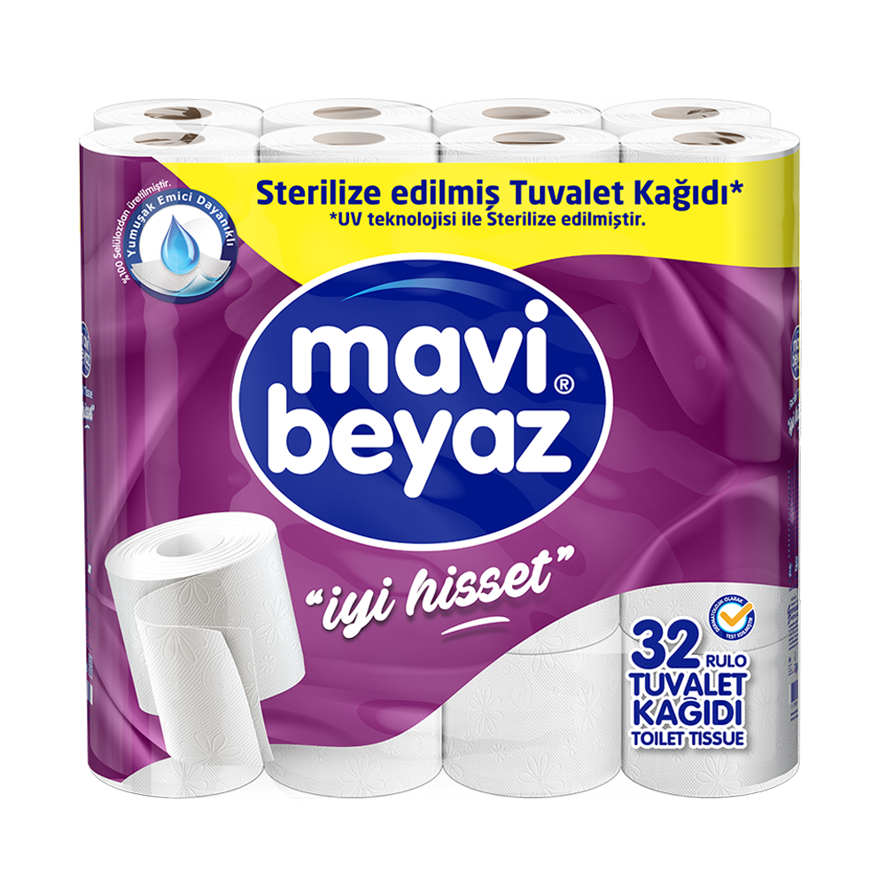 Mavi Beyaz Tuvalet Kağıdı 32li