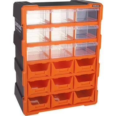 Monoblock 18Li Plastik Çekmeceli Kutu (Asr-6011)