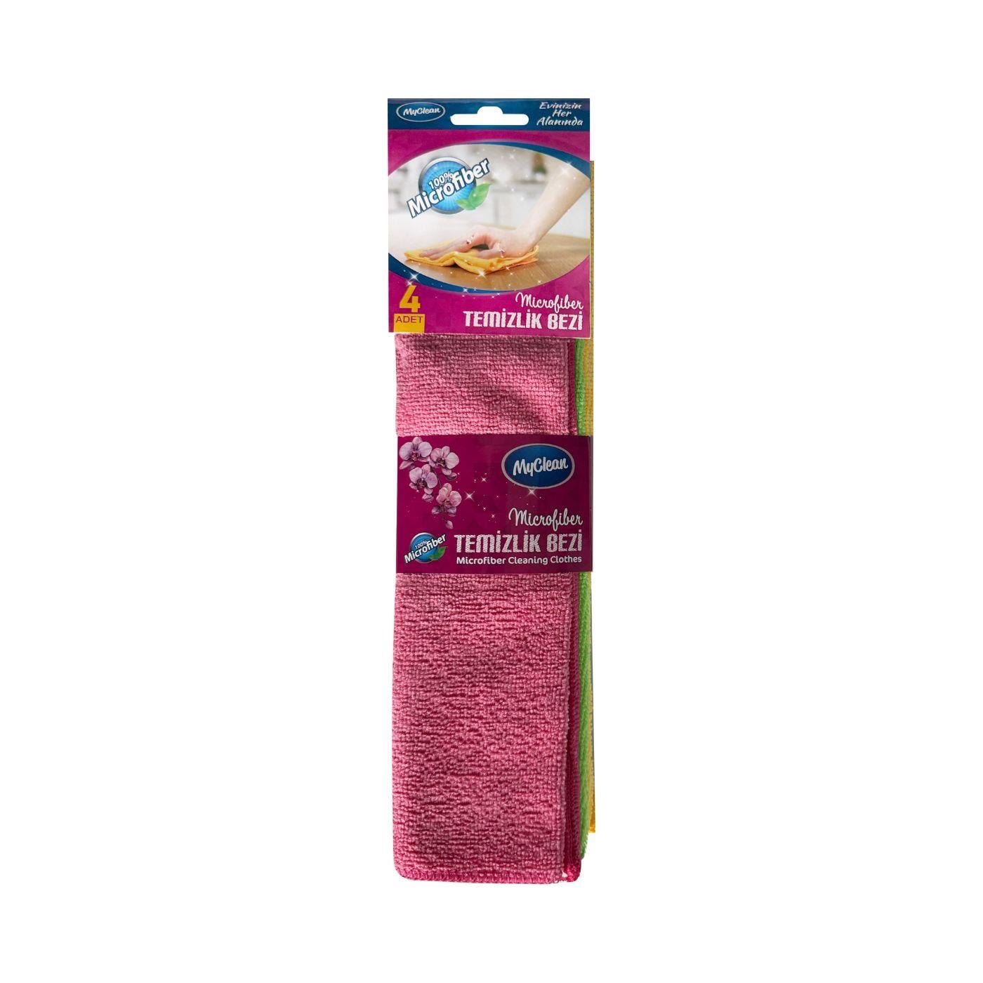 Myclean Mikrofiber Temizlik Bezi 4lü