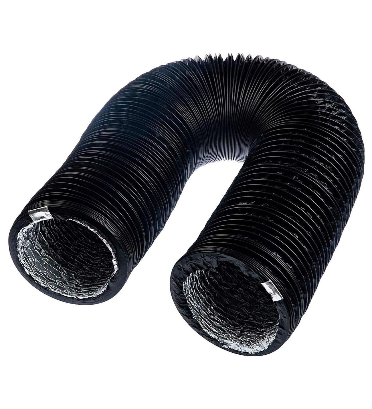Omacık 1.50Mt Aspiratör Borusu 120mm Siyah