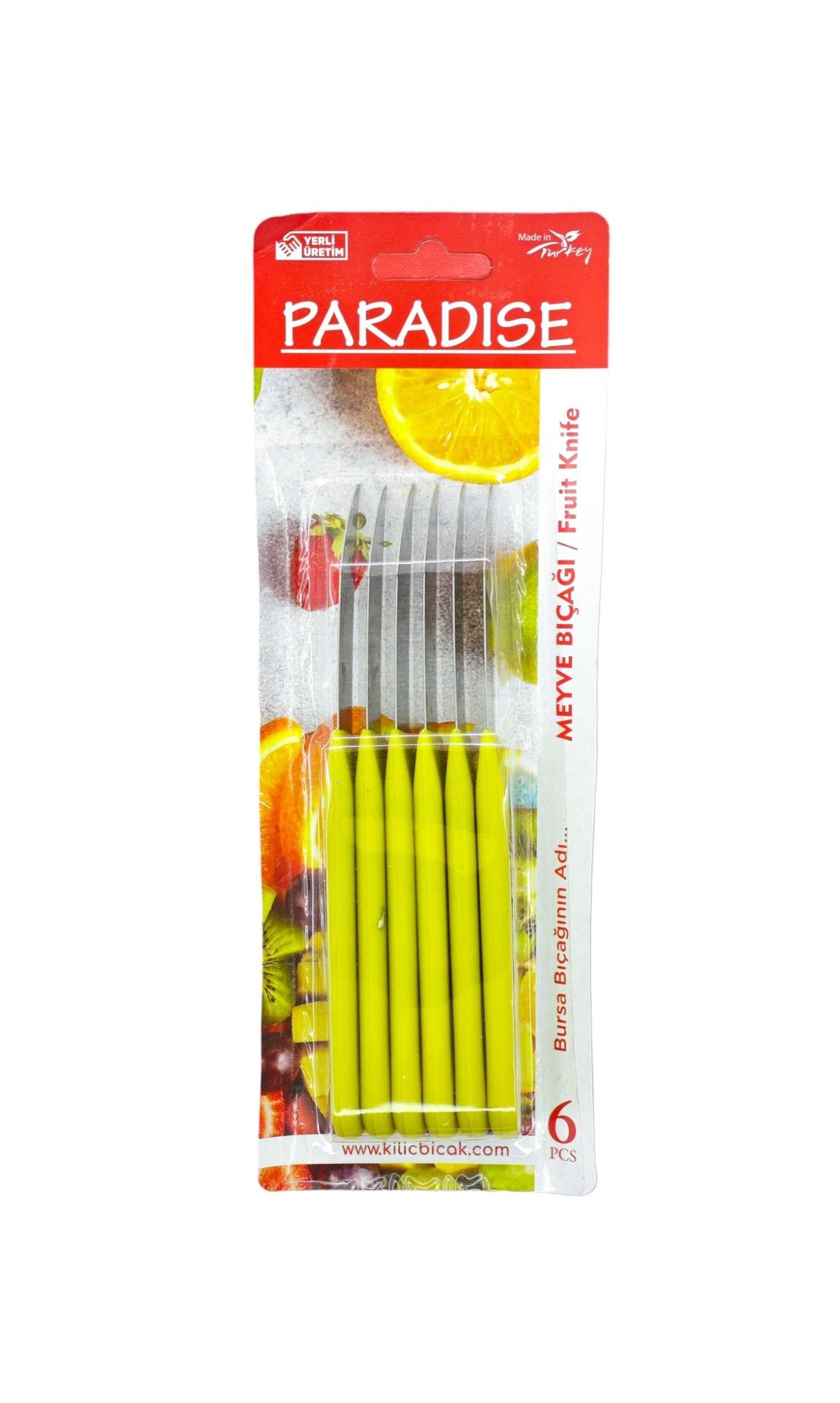 Paradıse 6 Lı Meyve Bıçağı